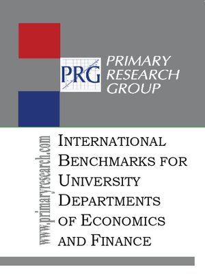 cover image of International Benchmarks for University Departments of Economics & Finance